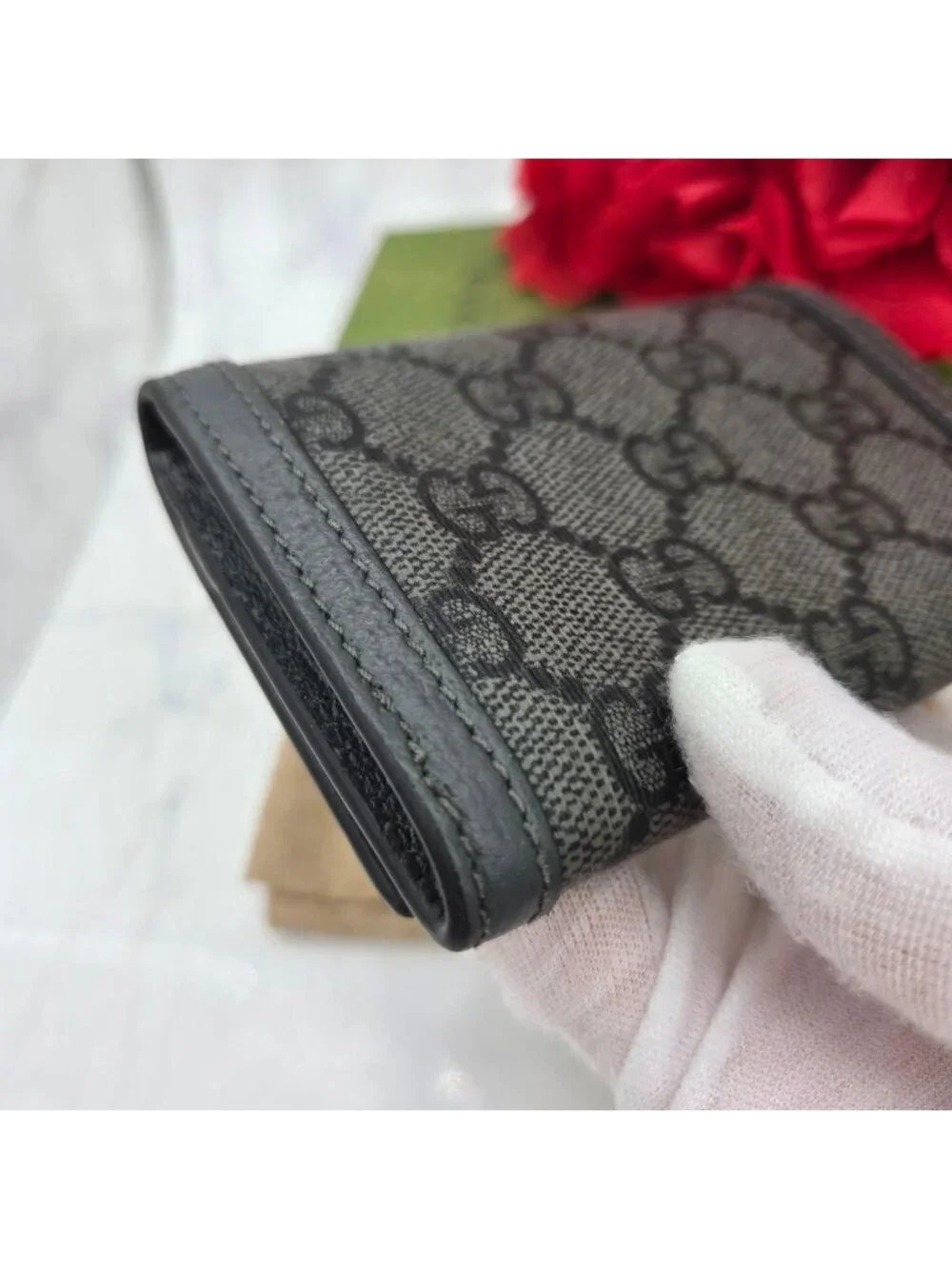 ★SOLD★ Gucci Business Card Holder Case Ophidia GG - Picture 7 of 14